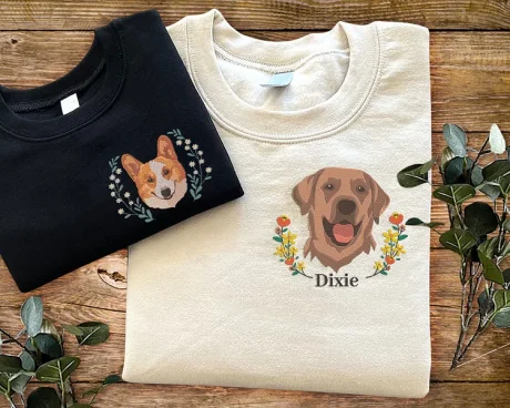 Özel Evcil Hayvan İşlemeli| Kişiselleştirilmiş Evcil Hayvan Yüzü ve Evcil Hayvan Adı